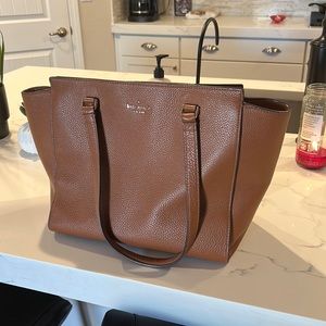 Used, A few pen marks on the inside but still in good condition About 15”W x 9”H